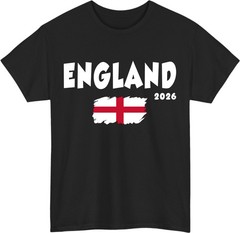 England Flag 2026 Unisex T-Shirt – St Georges Cross Patriotic Supporter Tee Gift
