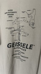 Geissele Automatics SSA Trigger Graphic T-Shirt Men’s Size XL Fruit of Loom Tan