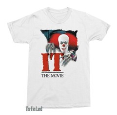 New IT 1986 Original Movie Poster Pennywise Stephen King Mens Vintage T-Shirt