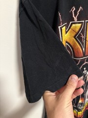 Vintage 90s Y2K Kiss Farewell Tour Band T Shirt Size Large USA Single Stitch