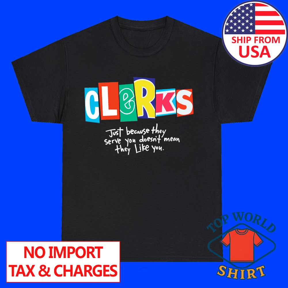 Clerks 90s Comedy Film TV Series Men’s Black Size S to 3XL