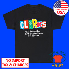 Clerks 90s Comedy Film TV Series Men’s Black Size S to 3XL