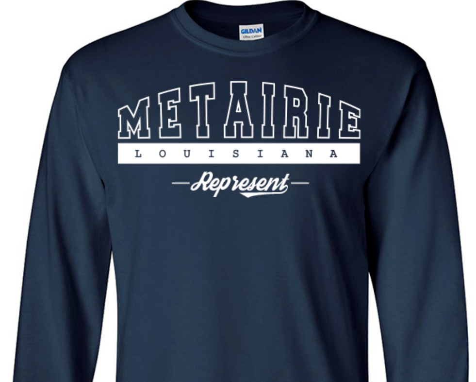 Metairie  Louisiana T-Shirt Long Sleeve Graphic tee