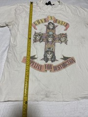 Guns N Roses White Small T-shirt