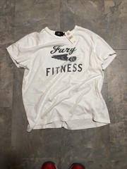 RRL Ralph Lauren Double RL Fury Fitness graphic t Shirt White Mans XL NWT 🔥