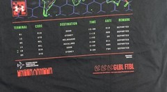 Under Armour World Tour Shirt Global Football Now Boarding Mens Size Large