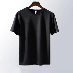 Men’s Ice Silk Half Sleeve Top Polyester Quick Dry Lightweight Regular