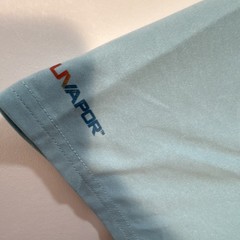 Salt Life Vapor Men’s Blue Graphic Logo Pocket Polyester Knit Tee Crew XL