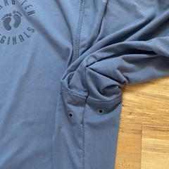 Hang Ten Mens XL Blue UPF 50+ Quick Dry Long Sleeve T-Shirt Sun Swim Rash Guard