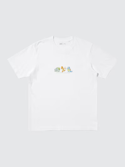 Pokemon 30th Anniversary UT T-Shirt Vintage Watercolor Art Unisex XS-4XL Japan
