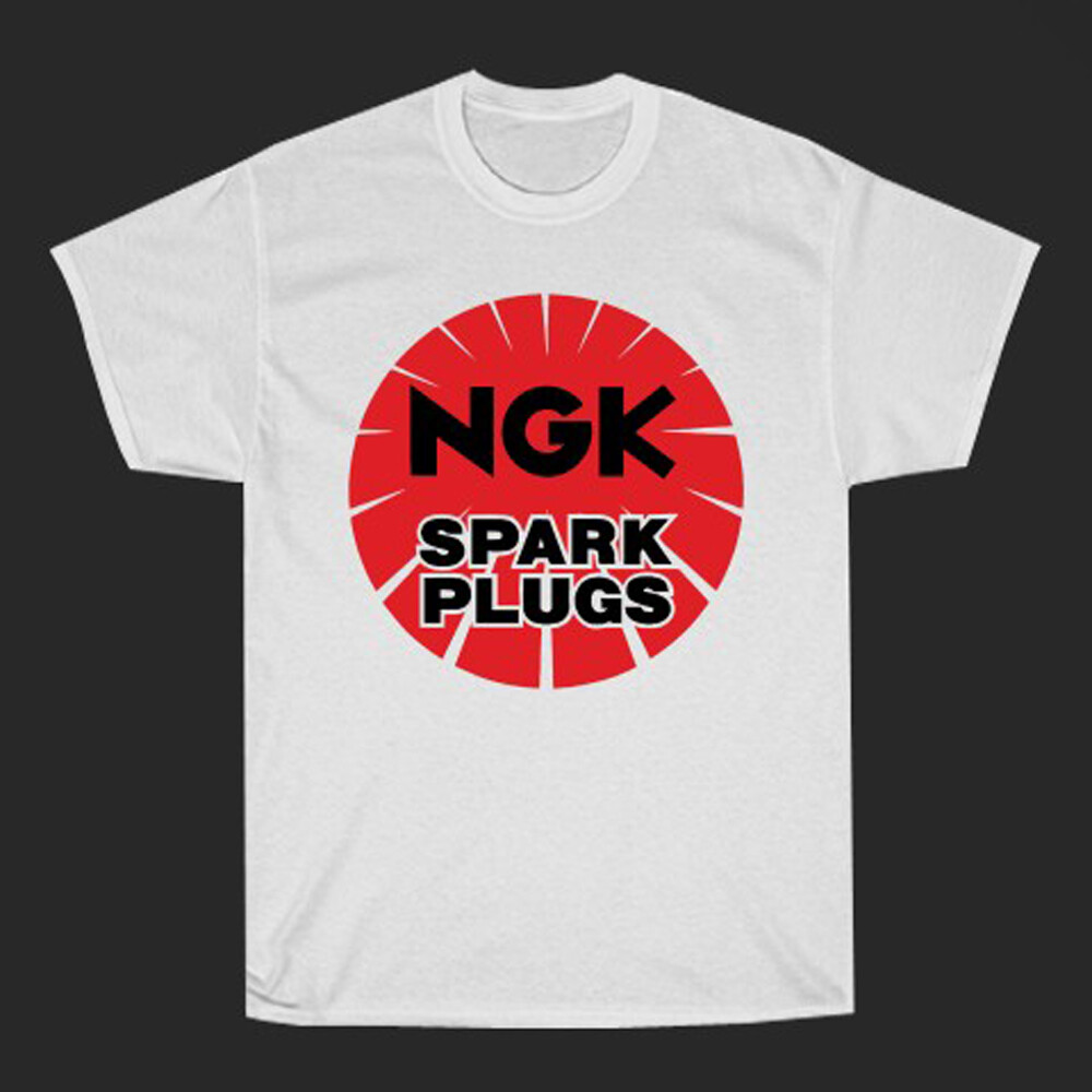 NGK Spark Plugs Automotive Men’s White T-Shirt