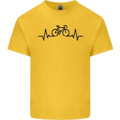 Bicycle Pulse Cycling Cyclist Road Bike Mens Light Cotton T-Shirt
