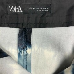 NWOT Zara Tie Dye Faux Leather Mini Skirt