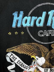 Hard Rock Cafe Shirt Adult XL Black Pacsun Washington DC Eagle Embassy Rock