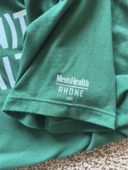 Rhone x MensHealth Green MENTAL HEALTHY Gym Exercise Workout Crewneck T-shirt XL