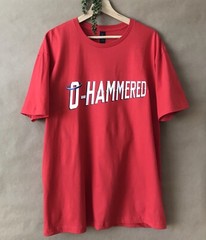 O-Hammered Baseball Shirt ~ 2XL ~Logan O’Hoppe Home Run MLB Fan Art ~ O-Hoppe