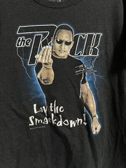 The Rock Legends Black T-Shirt Size LARGE