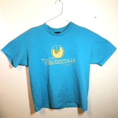 Vtg The Venetian Hotel Las Vegas Blue Shirt- Size Men’s Medium Single Stitch.