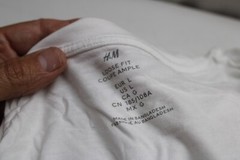 H&M Undershirt 1-Pack Crewneck Men’s ComfortSoft Bright White T-Shirt Tag-free L