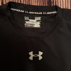 Mens Under Armour Heat Gear Black Grey Sleeveless Compression Size Small