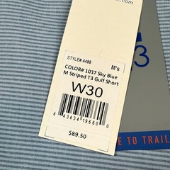 NWT Southern Tide Tide to Trail Men’s 30 Gulf Blue Striped Shorts $89.50