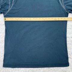 Kuhl Shirt Mens Medium Teal Kommando Crew Neck Long Sleeve Zipped Pocket Tee M