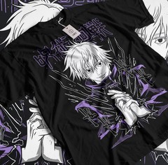 Anime Jujutsu Kaisen Gojo Satoru Black T-Shirt