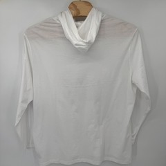 Polo Ralph Lauren Hooded T-Shirt Mens 2XB White Graphic Print Long Sleeve NWT