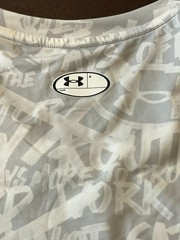 Under Armour Gray Black I Can’t Stop Sleeveless Compression Tank Top Large