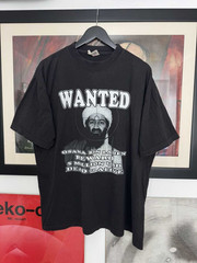 Wanted Dead or Alive Osama Bin laden Unisex Cotton T Shirt For Gifts VP241