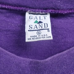 VTG Galt Sand Shirt Mens Extra Large Purple World Preserve Polar Bear Oversized