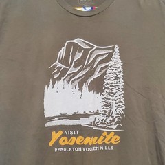 Pendleton Yosemite Shirt Mens XL Olive Green Forrest Camp Adventure River Hiking