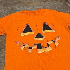 Way to Celebrate Size M Halloween Jack-O-Lantern Pumpkin Graphic T-Shirt Fall