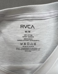RVCA Mens Happy Hour Graphic Short Sleeve T Shirt White Sz L