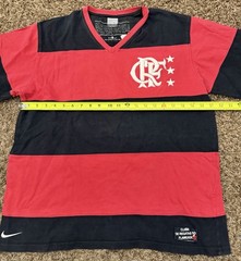 Vintage Nike CR Flamengo “Zico” #10 T-Shirt Campeonato Brasilerio Size Large