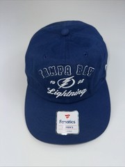 NWT NHL Women’s Tampa Bay Lightning Dasher Cobalt Blue Adjustable Strap Back Hat
