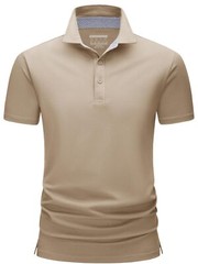 Men’s Casual Cotton Polo Shirts Short Sleeve Golf Sport Quick Dry Summer T-shirt