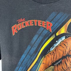 The Rocketeer Summer 1991 Promo Graphic Tee Sz L Vintage SSI Disney Movie Shirt