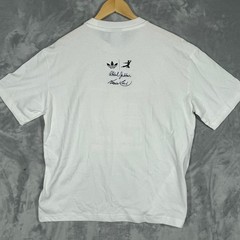Adidas Originals Bruce Lee Kareem Abdul-Jabbar White Graphic T-Shirt Small NEW
