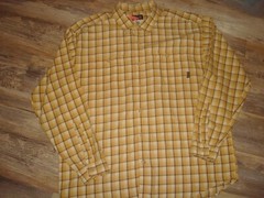 MENS PLAID PATAGONIA SHIRT LARGE CHEST 48 EXCELLENT CONDITION ORGANIC COTTON