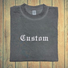 Custom Text in Old English Embroidered Your Name Embroidery Goth Letter Branding