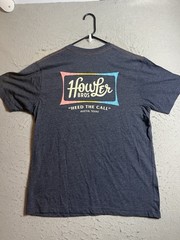 Howler Bros Shirt Mens L Crewneck Graphic Logo Cotton Polyester Double Side