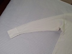 Vintage 1970s 1980s Medallion White Cotton Blend Thermal Shirt Size XL USA