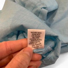 Croft & Barrow Mens Easy Care Button Down Shirt XL Light Blue Long Sleeve XL