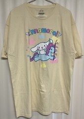 Cinnamoroll Men’s XL Short Sleeve T-Shirt Cream