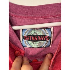 Saturdays Color Block T-Shirt Multi Size L Oversized