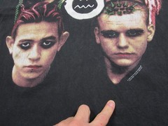 Vintage 1990’s Coal Chamber T-Shirt (L) Blue Grape Nu-Metal Autographs on Back