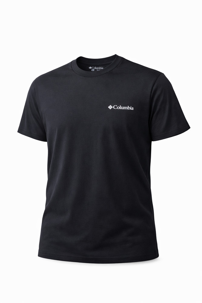 Columbia T-Shirt Black Medium Comfort Fit Outdoors, Camping RN117508