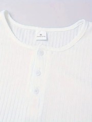 AMen’s Collarless Breasted Henry Shirt Top Fitness High Stretch Base Shirt
