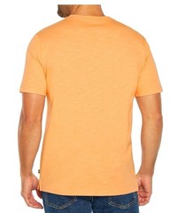 GAP Men’s Soft Short Sleeve Half Button Collar Slub Henley Apricot Wash Medium
